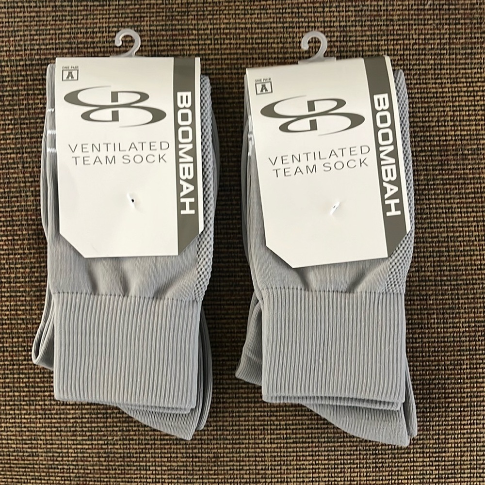 Grey Boombah Vent Softball Socks